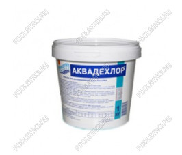 АКВАДЕХЛОР (порошок) ведро 1 кг /(1уп=12шт)