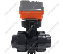 Кран шаровый Aquaviva с электроприводом PTFE/EPDM On-off type d63 AC24V