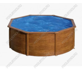 Морозоустойчивые бассейны MAGIC POOL (4,6х1,32м) (цвет дерево)