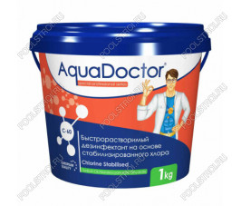 Дезинфектант на основе хлора быстрого действия AquaDoctor C-60 1 кг