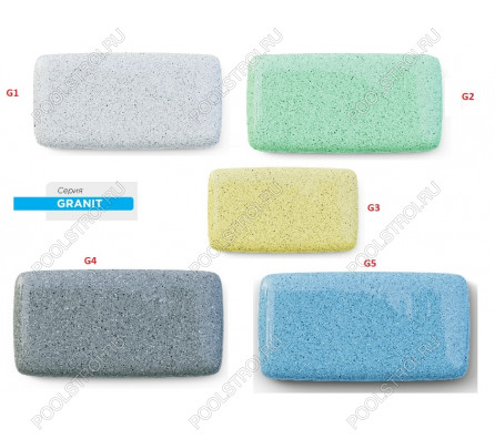 Композитный бассейн Эри PREMIUM (6х3х1.5м) (Цвет GRANIT)